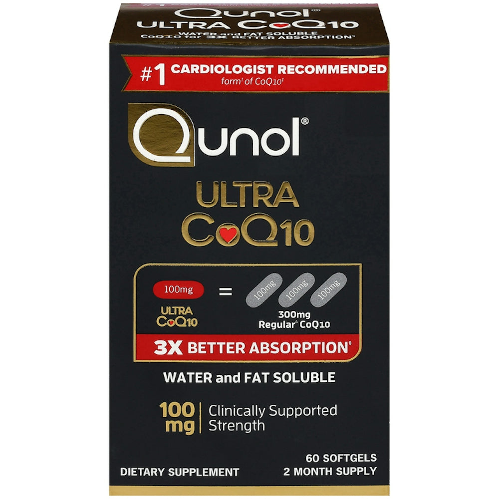 Qunol Ultra CoQ10 100Mg Softgels 60Ct