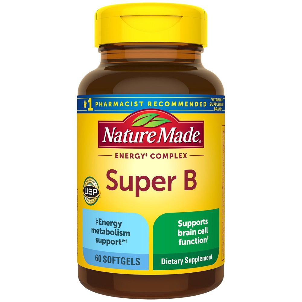 Nature Made Super B Energy Complex Softgels - 60ct