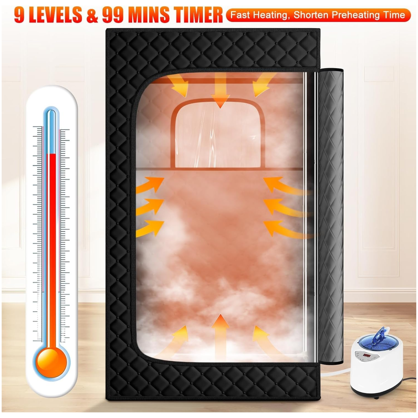 X-Vcak Upgraded Portable Sauna