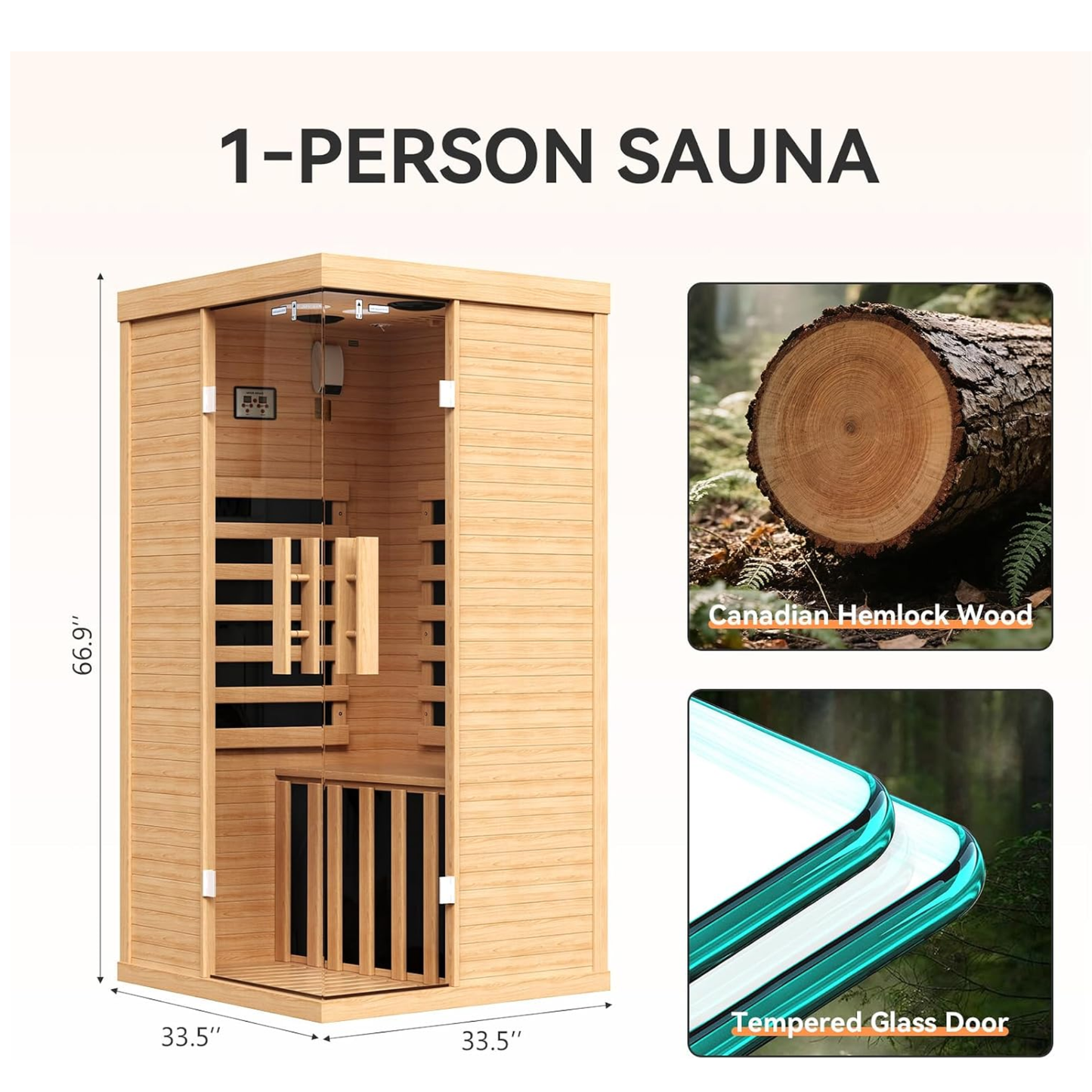 Breezestival Infrared Sauna for Home