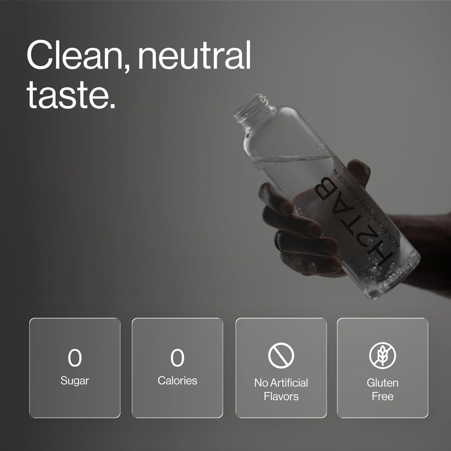 H2Tab Molecular Hydrogen Water Drinking Tablets, 30 Count Unflavored