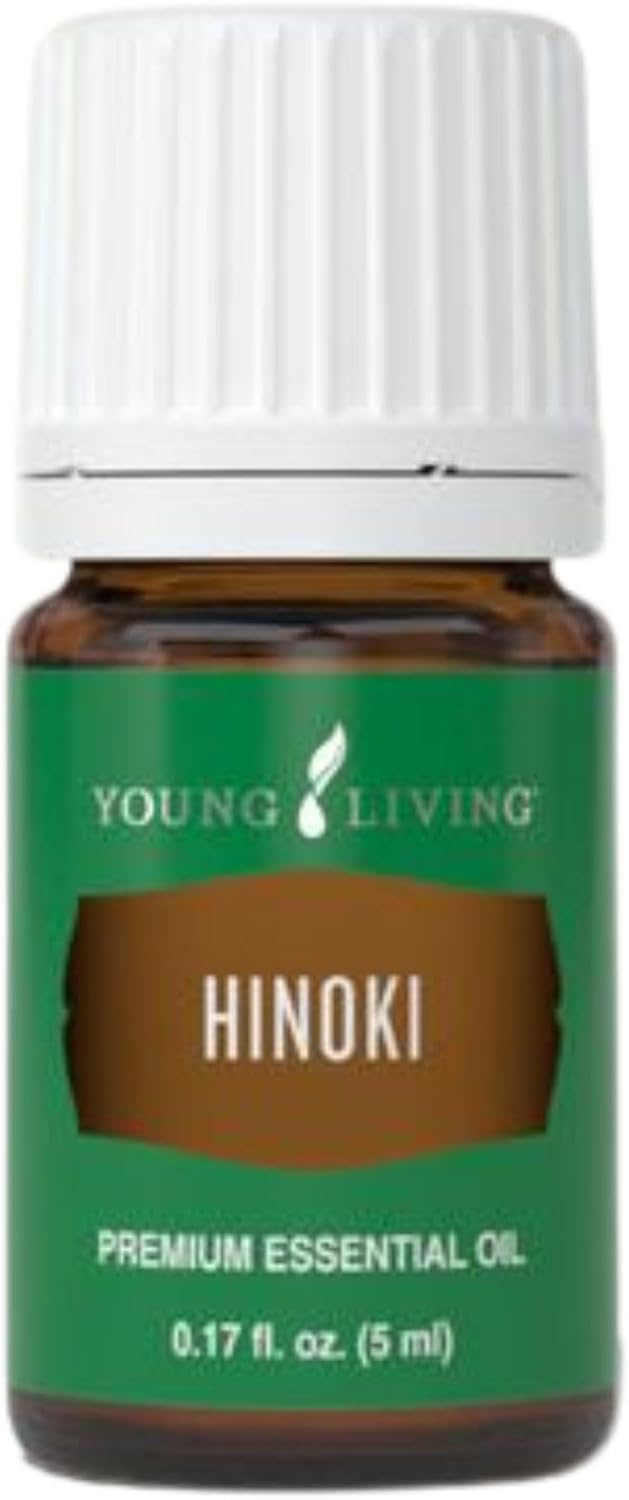 Young Living Hinoki Essential Oil 5ml Grounding Purifying & Woodsy Aromatherapy