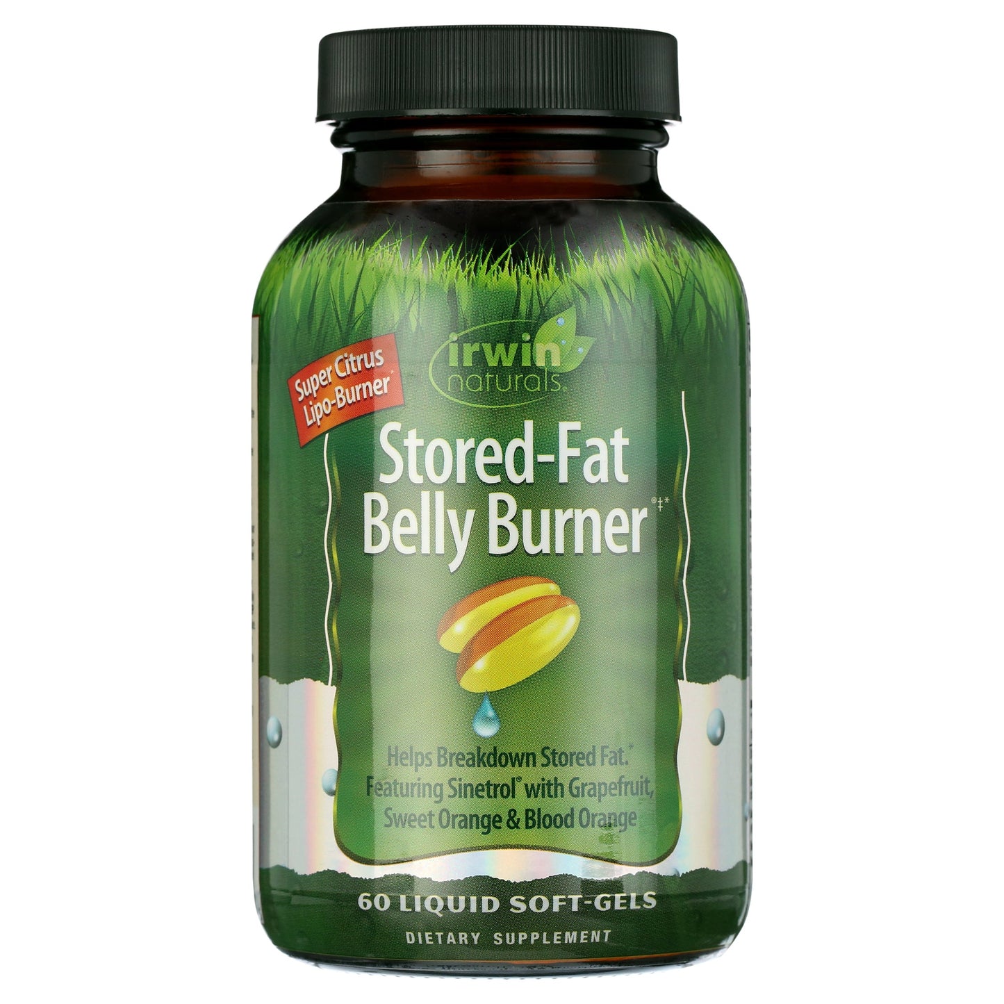Irwin Naturals Stored-Fat Belly Burner – Targeted Weight Management (Liquid Soft-Gels)