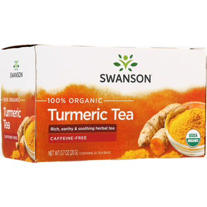 100% Organic Turmeric Tea - Caffeine Free