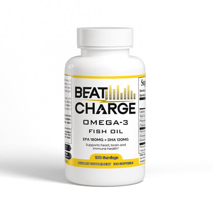 Beat Charge Omega-3 Fish Oils EPA 180mg + DHA 120mg