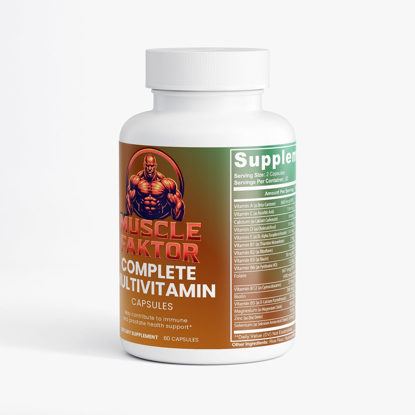 Muscle Faktor Complete Daily Multivitamin with Antioxidant Blend