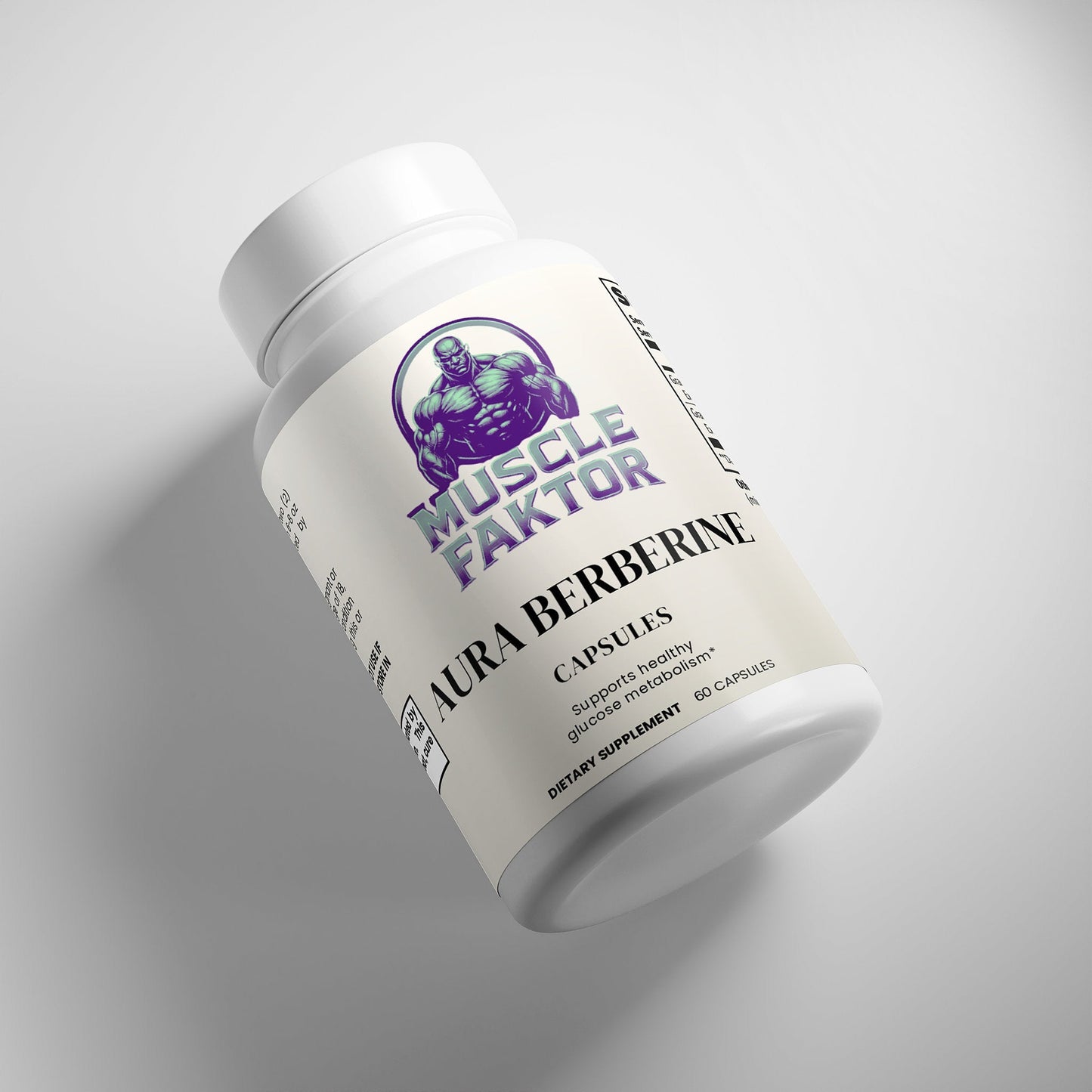 Muscle Faktor Berberine HCl 97% Supplement Capsules