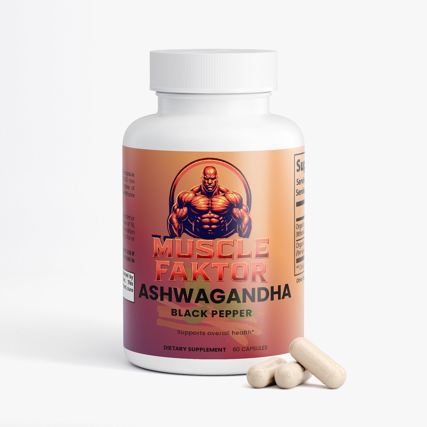 Muscle Faktor Ashwagandha for Athletic Performance Capsules