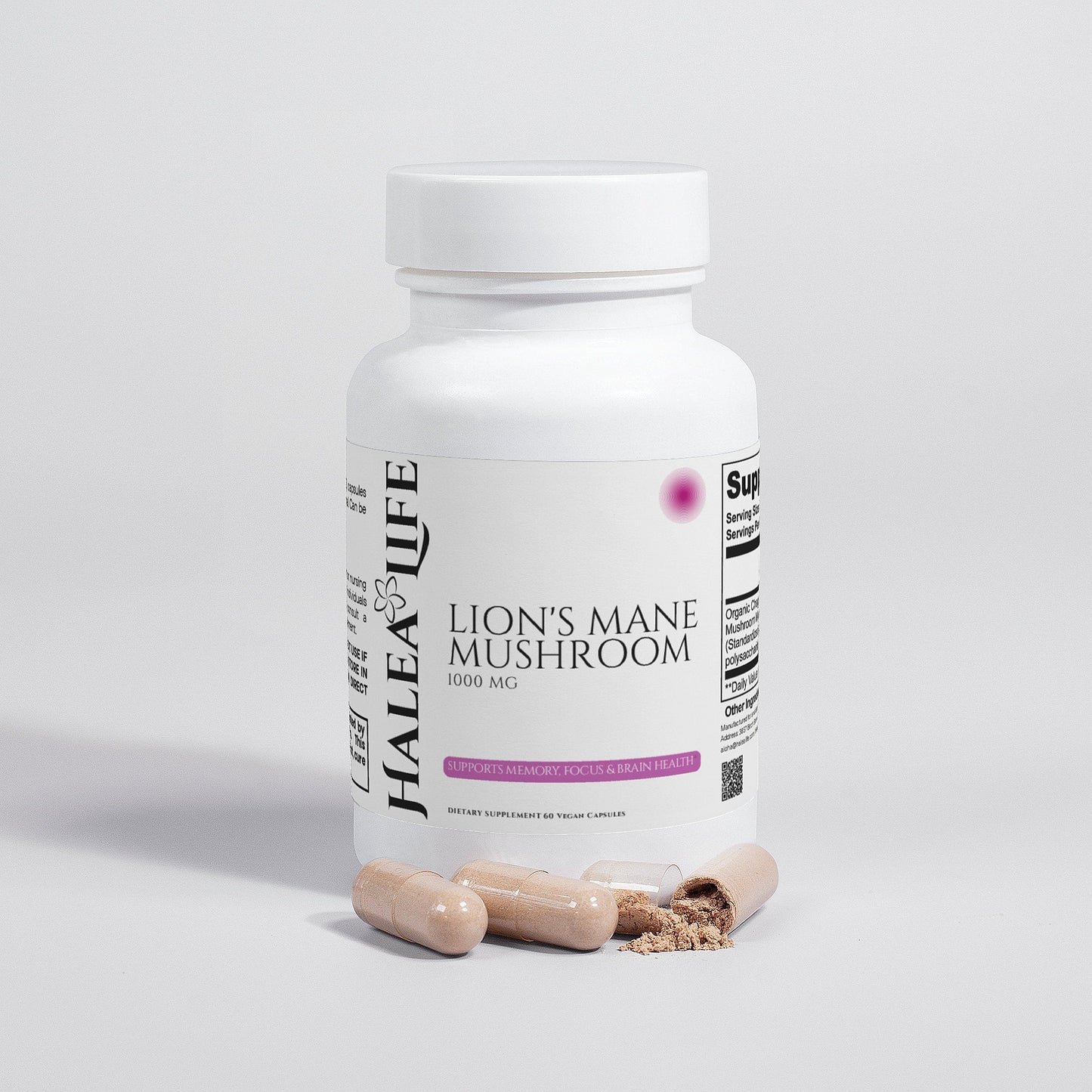 Lion's Mane Mushroom Capsules 1000mg