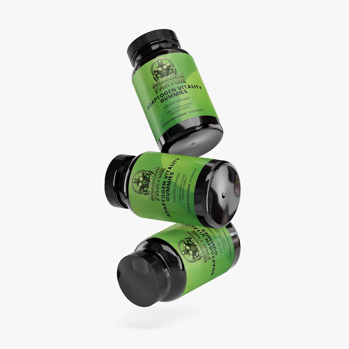 Adaptogen Vitality Gummies – Functional Mushroom Blend | Muscle Faktor