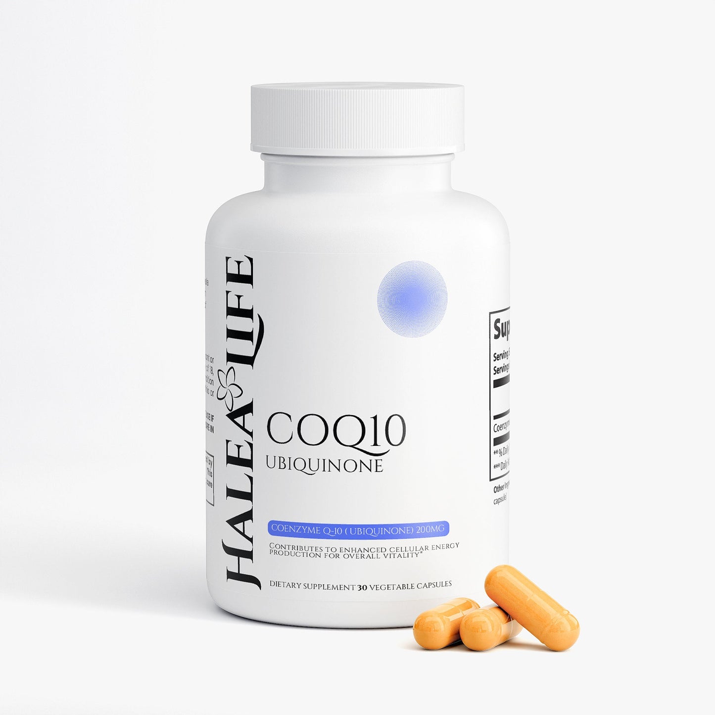 CoQ10 Ubiquinone 200mg Capsules