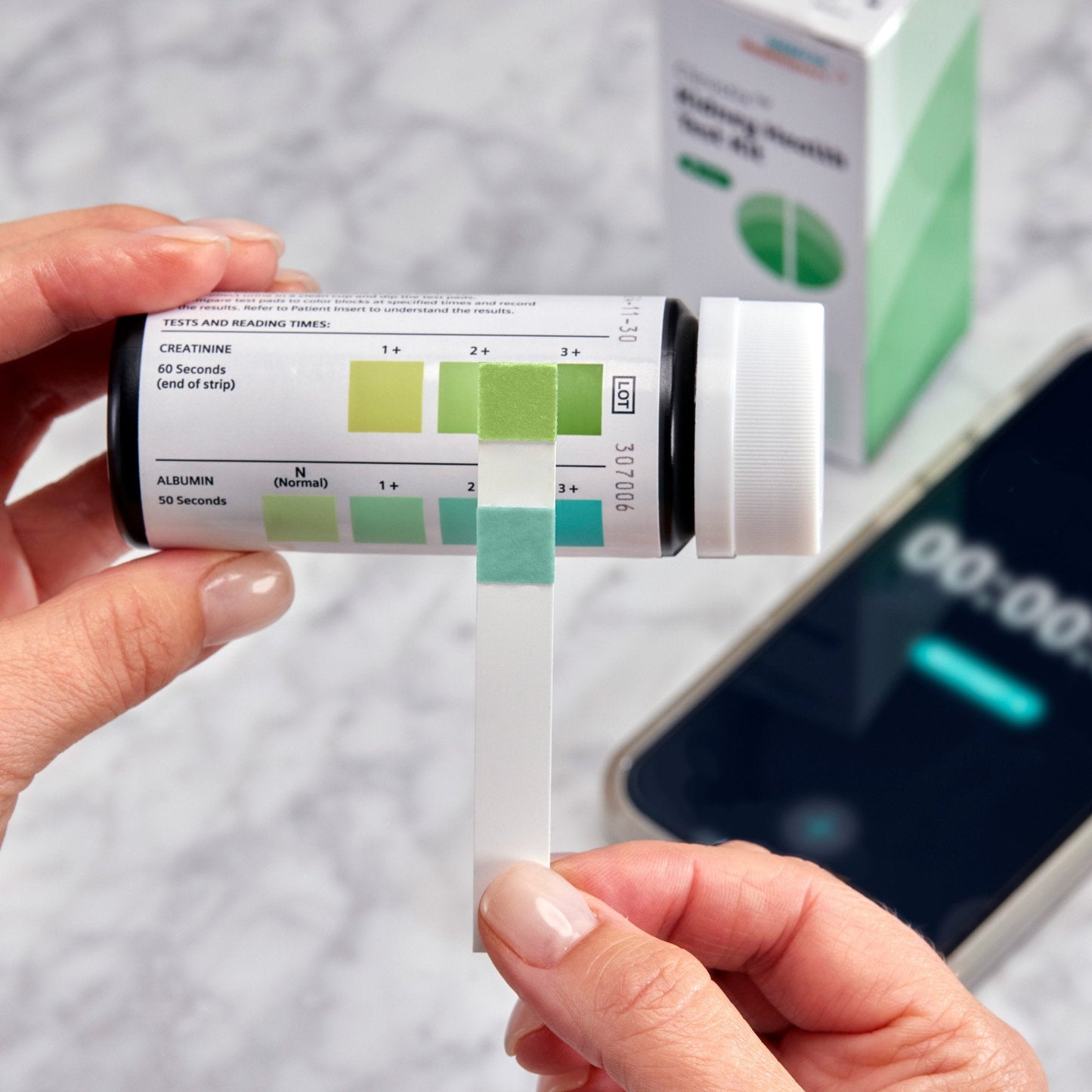 Clinistix™ Kidney Health Test Kit, Urine Test Strips, Five Tests 11694839