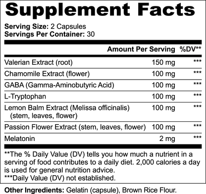 Slumbra Sleep Formula |Dietary Supplement to Support Restful Sleep | 60 Count