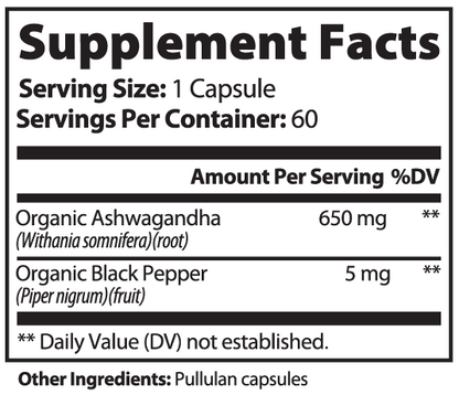 Muscle Faktor Ashwagandha for Athletic Performance Capsules