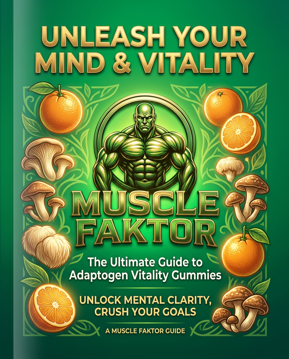 Adaptogen Vitality Gummies – Functional Mushroom Blend | Muscle Faktor