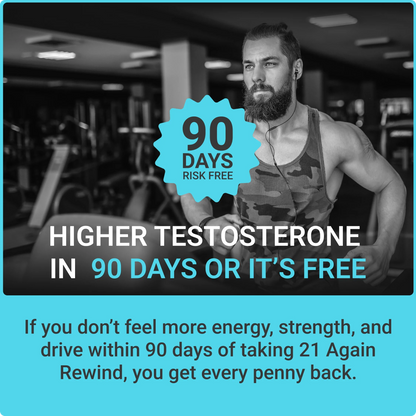 21 Again Rewind Natural Testosterone Booster