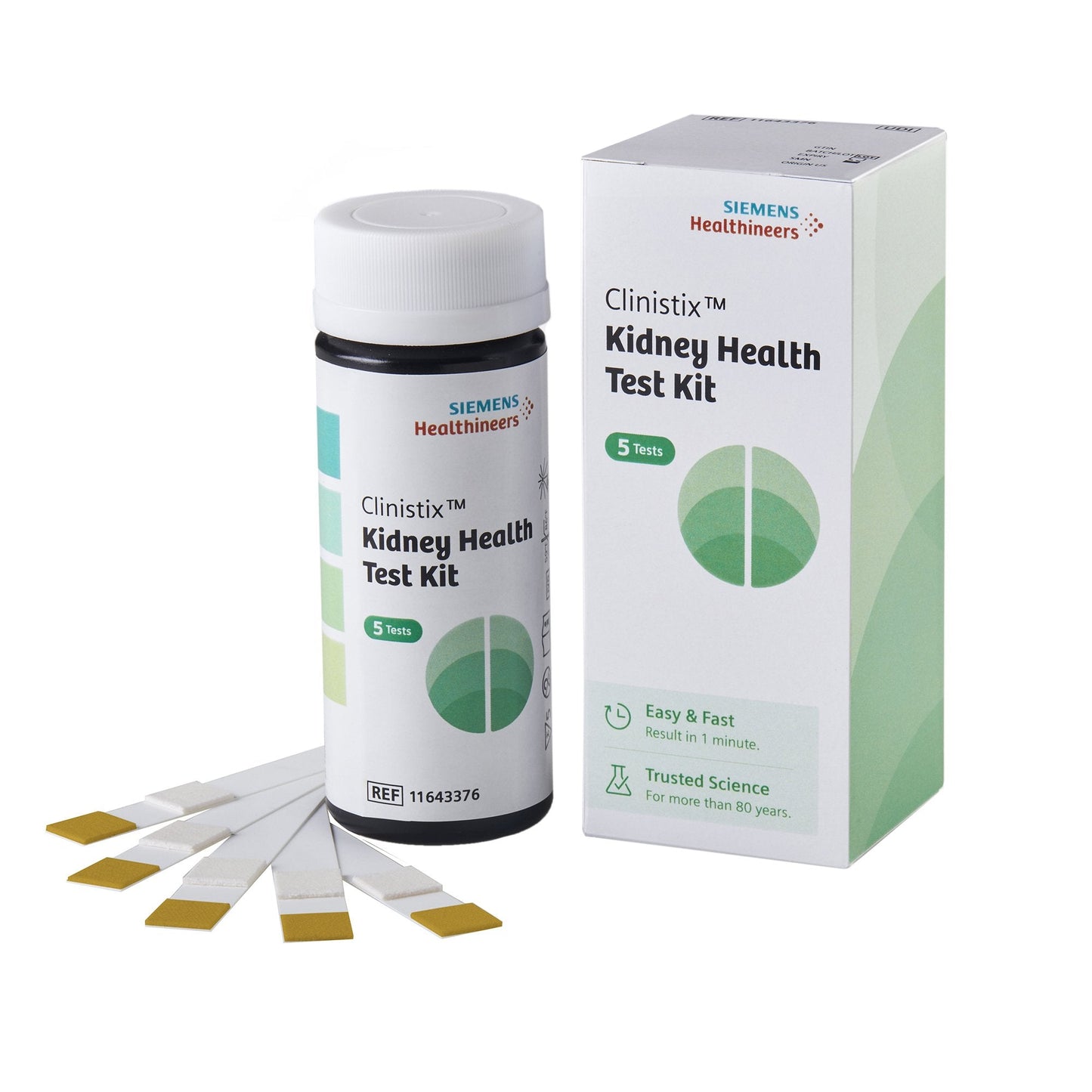 Clinistix™ Kidney Health Test Kit, Urine Test Strips, Five Tests 11694839