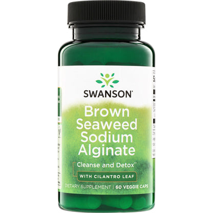 Brown Seaweed Sodium Alginate with Cilantro Leaf