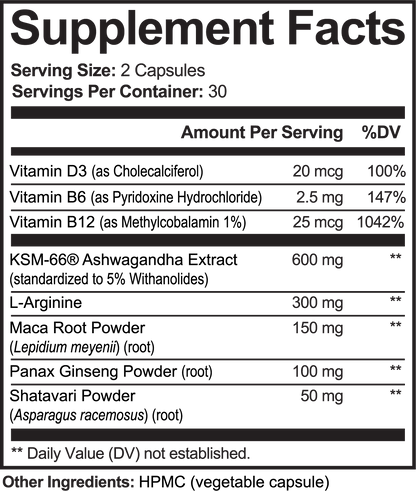 Ashwagandha Plus Made with Love in the USA