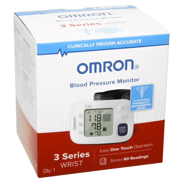 Omron Blood Pressure Monitor 3 Series Wrist BP6100