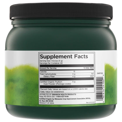 Psyllium Husk Powder - Certified Organic