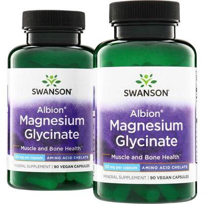 Albion Magnesium Glycinate - 2 Pack