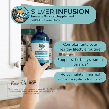 3rd Rock Essentials Silver Infusion – 150 PPM Chelated Silver Oxide Complex – 16 fl oz