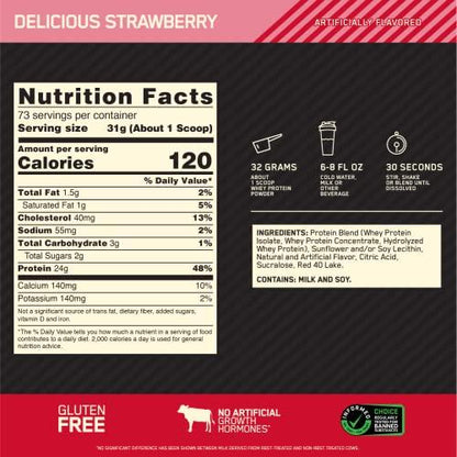 Optimum Nutrition Gold Standard 100% Protein Powder