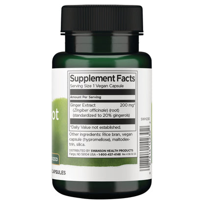 Ginger Root Extract - Maximum Strength Standardized