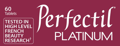 Perfectil Platinum Radiance Skin Time Defy Dietary Supplement for Anti-Aging and Skin Health - 60 Tablets