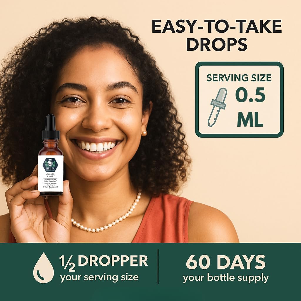 Vitamin B12 Liquid Drops – 2500 mcg methylcobalamin