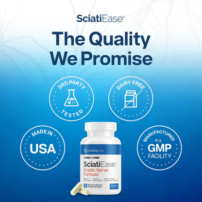 Sciatic Nerve Health Support Supplement - 120 Capsules
