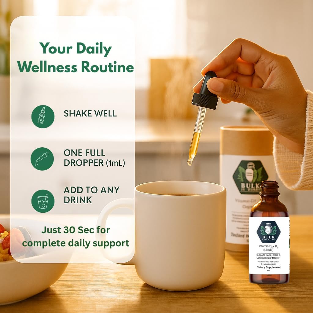 Vitamin D3+K2 Drops with MCT Oil