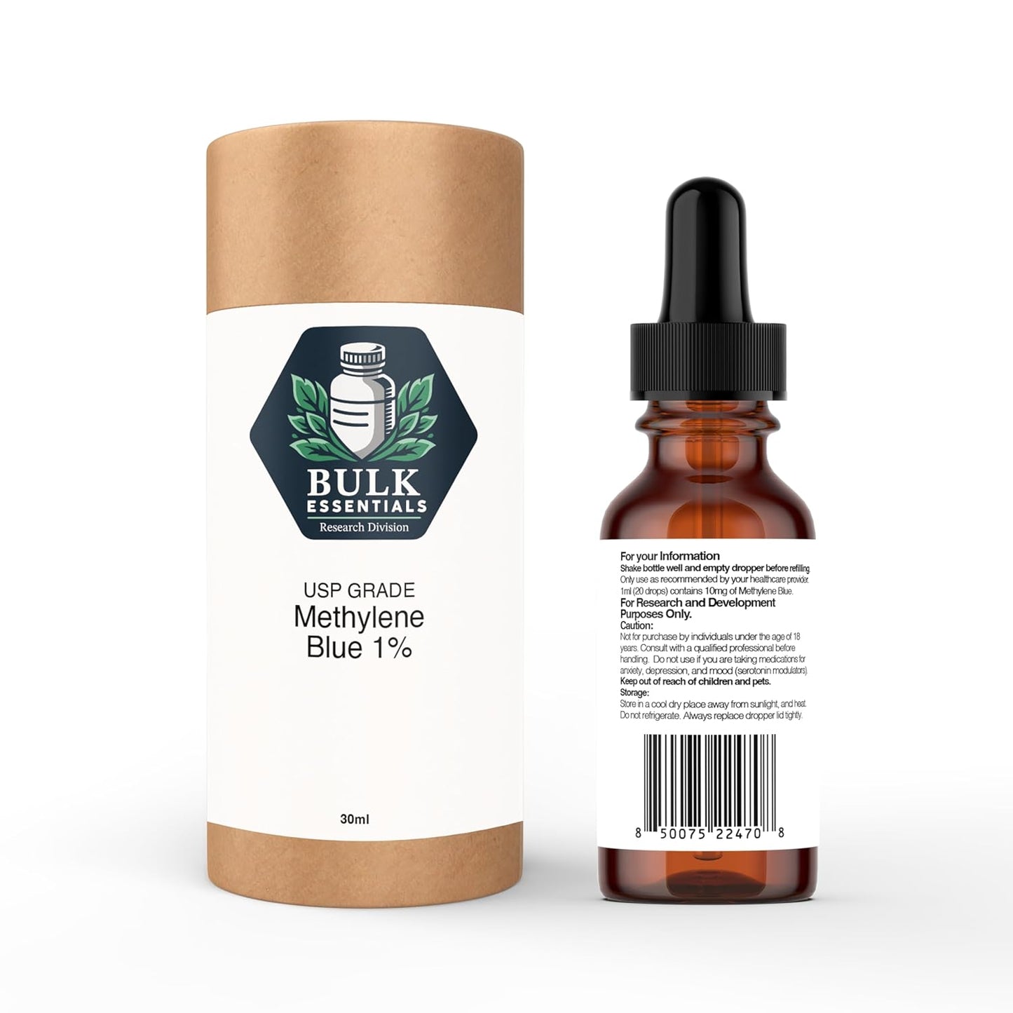 Methylene Blue Pharmaceutical Grade 1% Solution Drops
