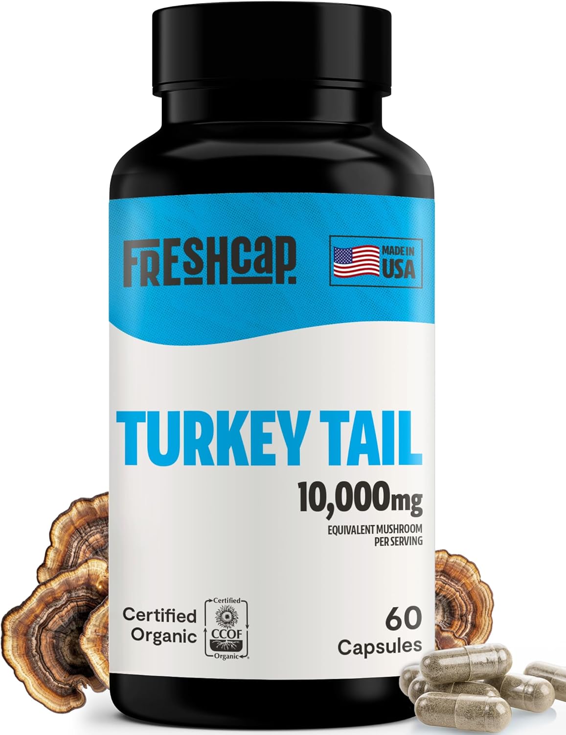 Organic Turkey Tail Mushroom Capsules