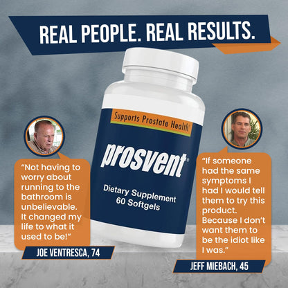 Prosvent Advanced Men's Prostate Support Natural Supplement 60 softgels
