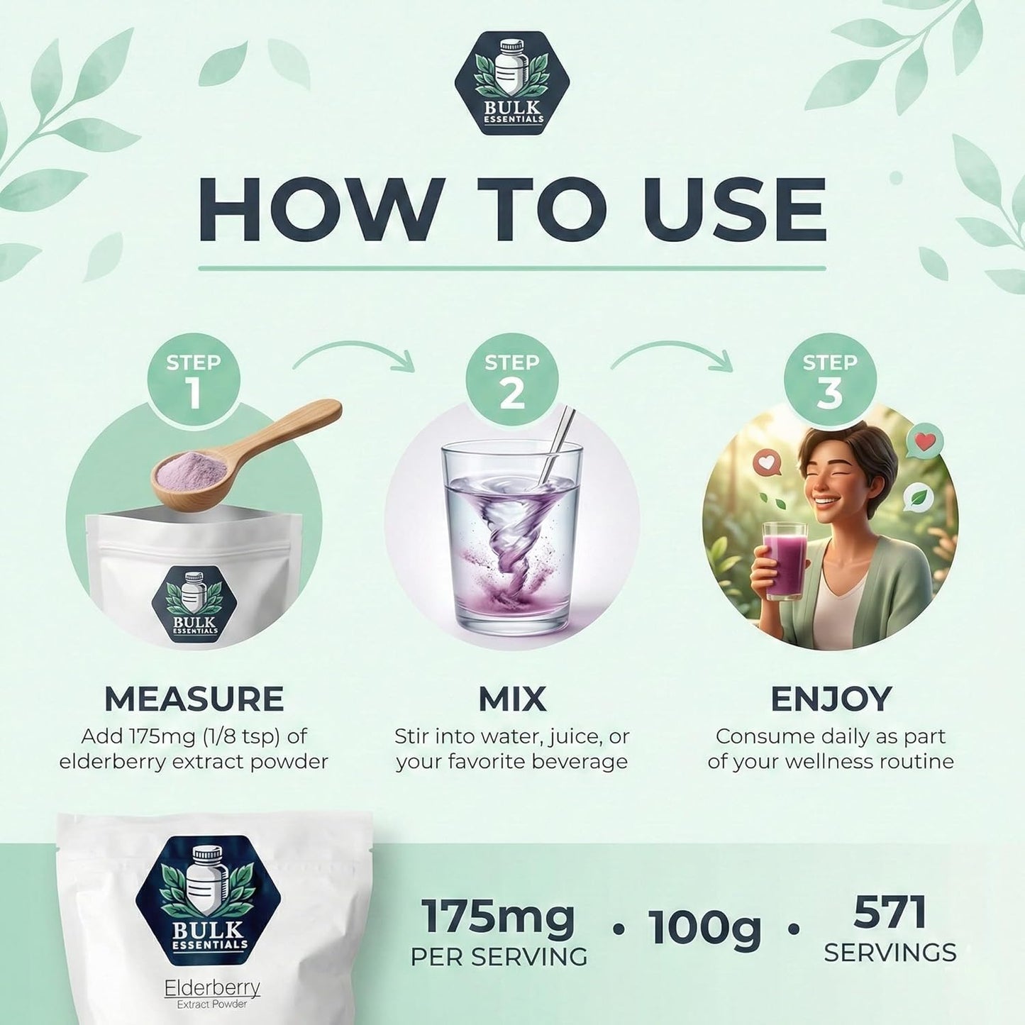 Elderberry Extract Powder W/Maltodextrin