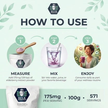 Elderberry Extract Powder W/Maltodextrin