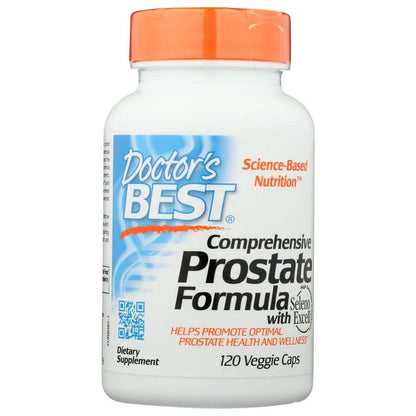 DOCTOR'S BEST: Comprehensive Prostate Formula - Supports Prostate  Wellness 120 vc