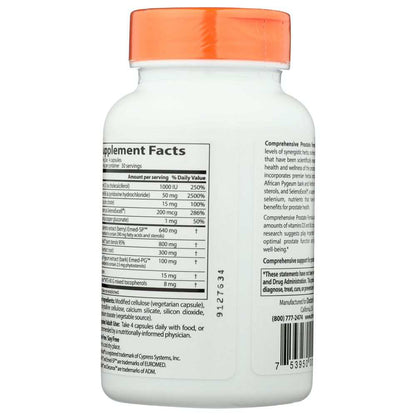 DOCTOR'S BEST: Comprehensive Prostate Formula - Supports Prostate  Wellness 120 vc