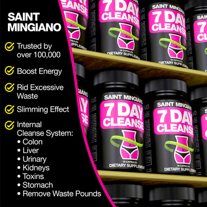 7 Day Cleanse Program | Colon Detox with Natural Laxative for Constipation & Bloating