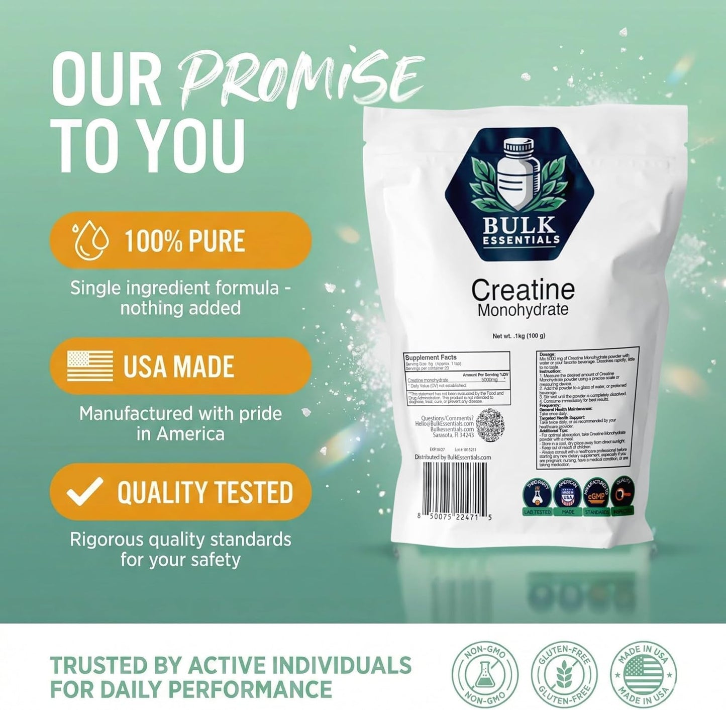 Micronized Creatine Monohydrate Powder