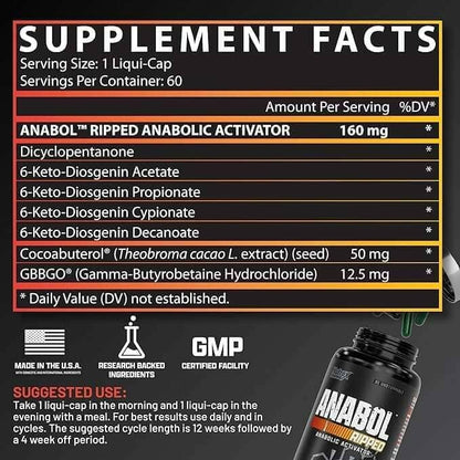 Nutrex Anabol Ripped, 60 Caps
