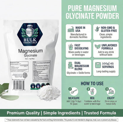 Magnesium Glycinate Powder Supplement