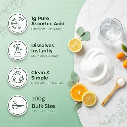 Pure Vitamin C Powder Supplement