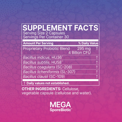 Microbiome Labs MegaSporeBiotic Probiotics for Women & Men