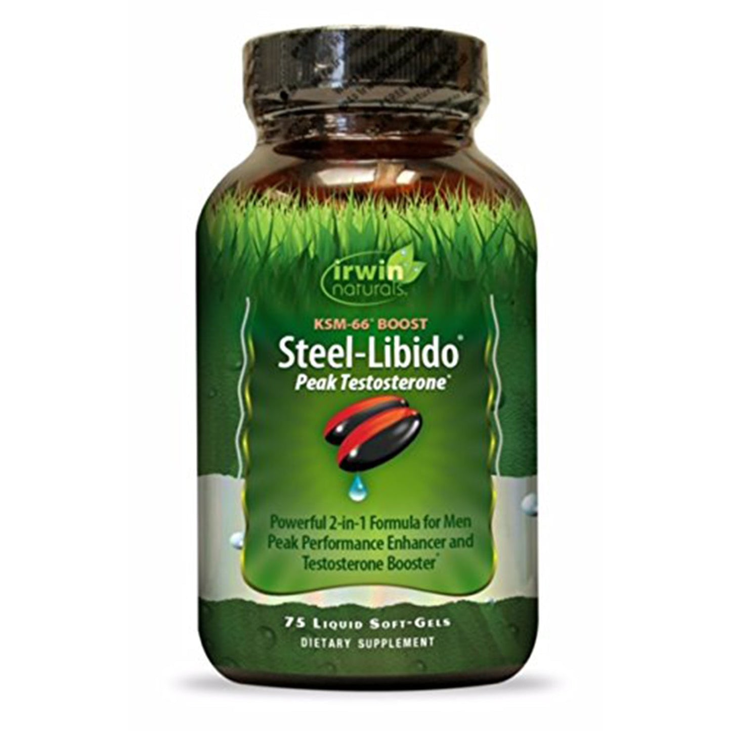 Irwin Naturals Steel Libido Peak Testosterone (75 Liquid Soft-gels)