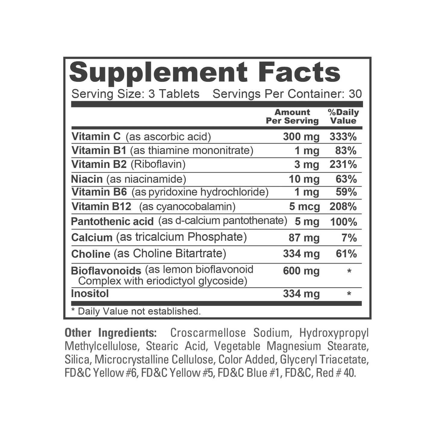 NusaPure Ear Health Support System – Vitamin C, B Vitamins, Niacin, Pantothenic Acid, Calcium, Choline, Bioflavonoids & Inositol – 90 Vegetarian Tablets – GMP Quality & Vegan – Lab Tested