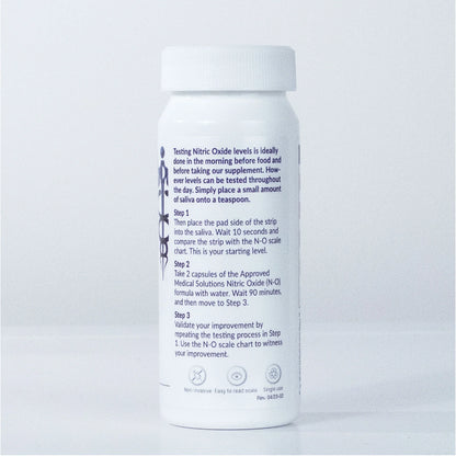 Approved Medical Nitric Oxide Indicator Strips - 50 Count