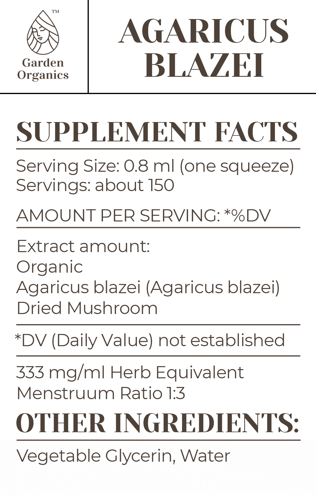 Agaricus Blazei Tincture